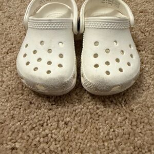 Toddler White Crocs Clogs Size C5